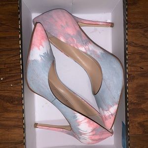 Charles David Pink Tye Dye Heels